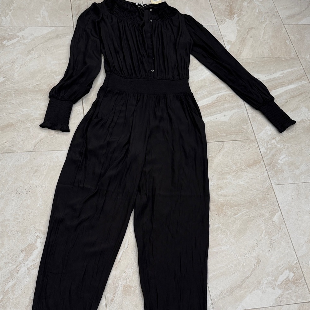Ramy Brook Elegant Black Jumpsuit